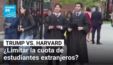 Trump pide a Harvard limitar su cuota de estudiantes extranjeros al 15% • FRANCE 24 Español