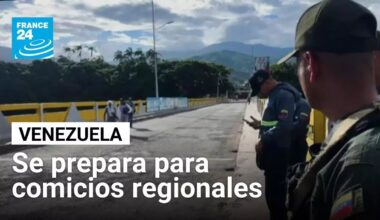 Venezuela cierra la frontera con Colombia mientras se alista para los comicios regionales