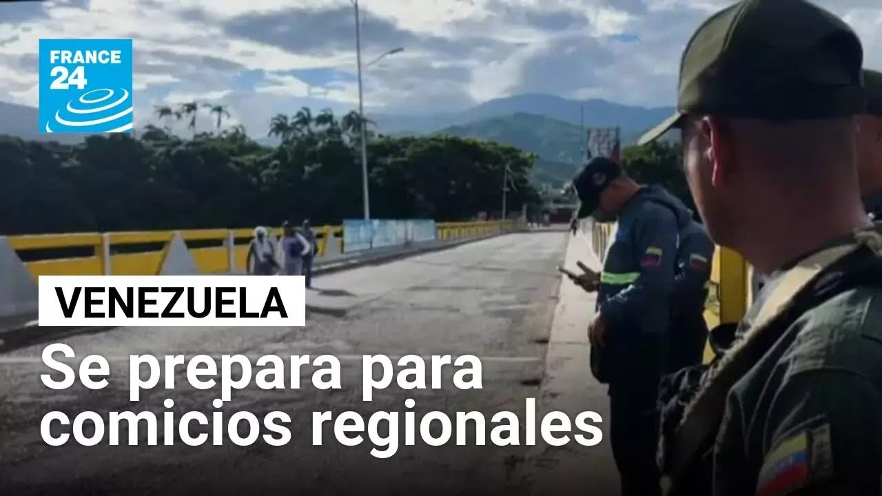 Venezuela cierra la frontera con Colombia mientras se alista para los comicios regionales