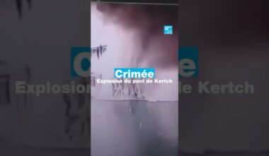 En Crimée, l'Ukraine fait exploser le pont de Kertch • FRANCE 24