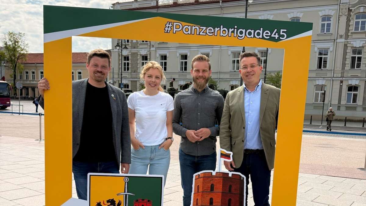 Offenbacher CDU-Politikerin erlebt Appell der Brigade „Litauen“