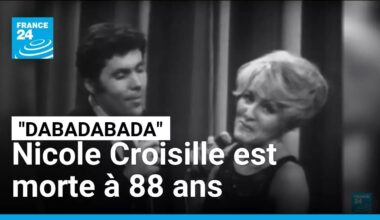 La chanteuse Nicole Croisille, Madame "dabadabada", est morte à 88 ans • FRANCE 24