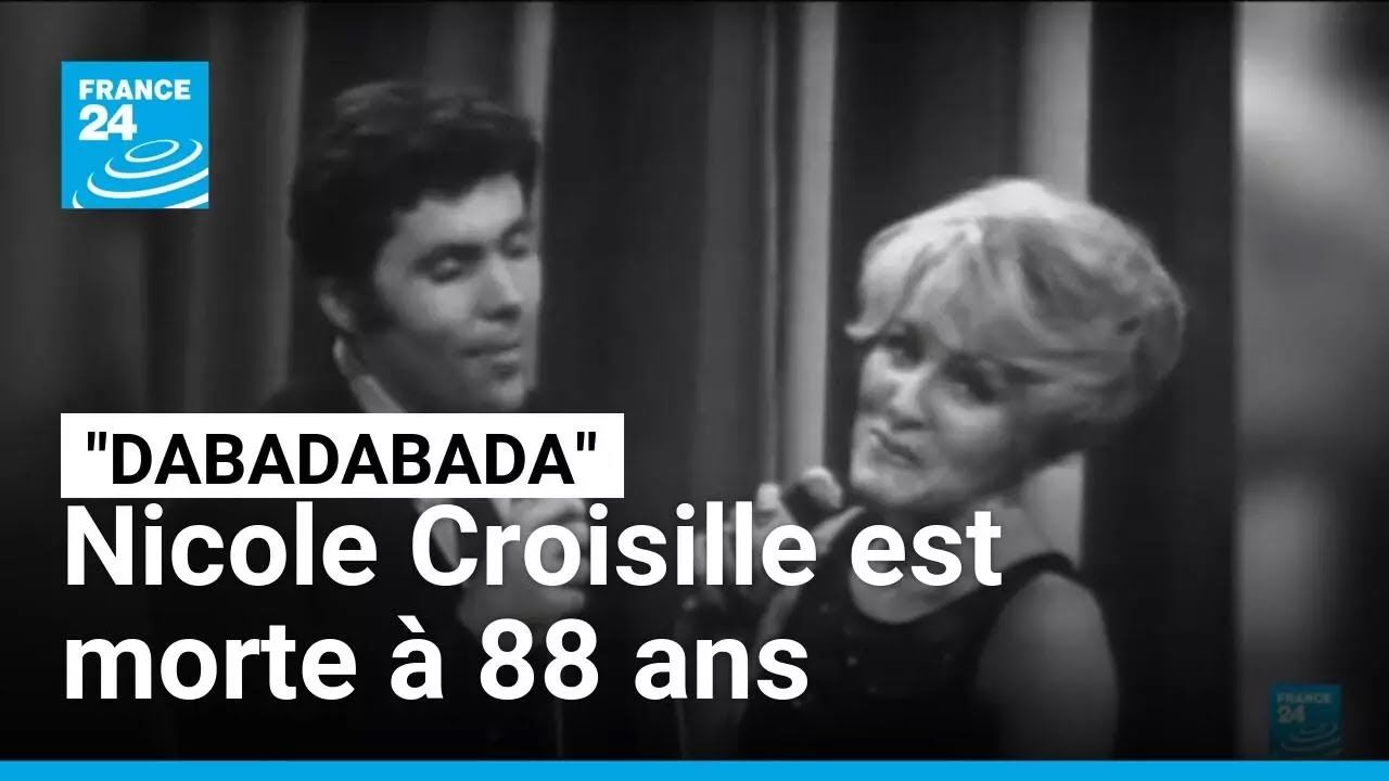 La chanteuse Nicole Croisille, Madame "dabadabada", est morte à 88 ans • FRANCE 24