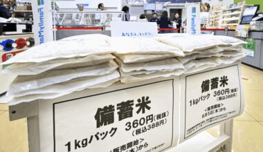 Japan convenience store chains start selling gov't stockpiled rice