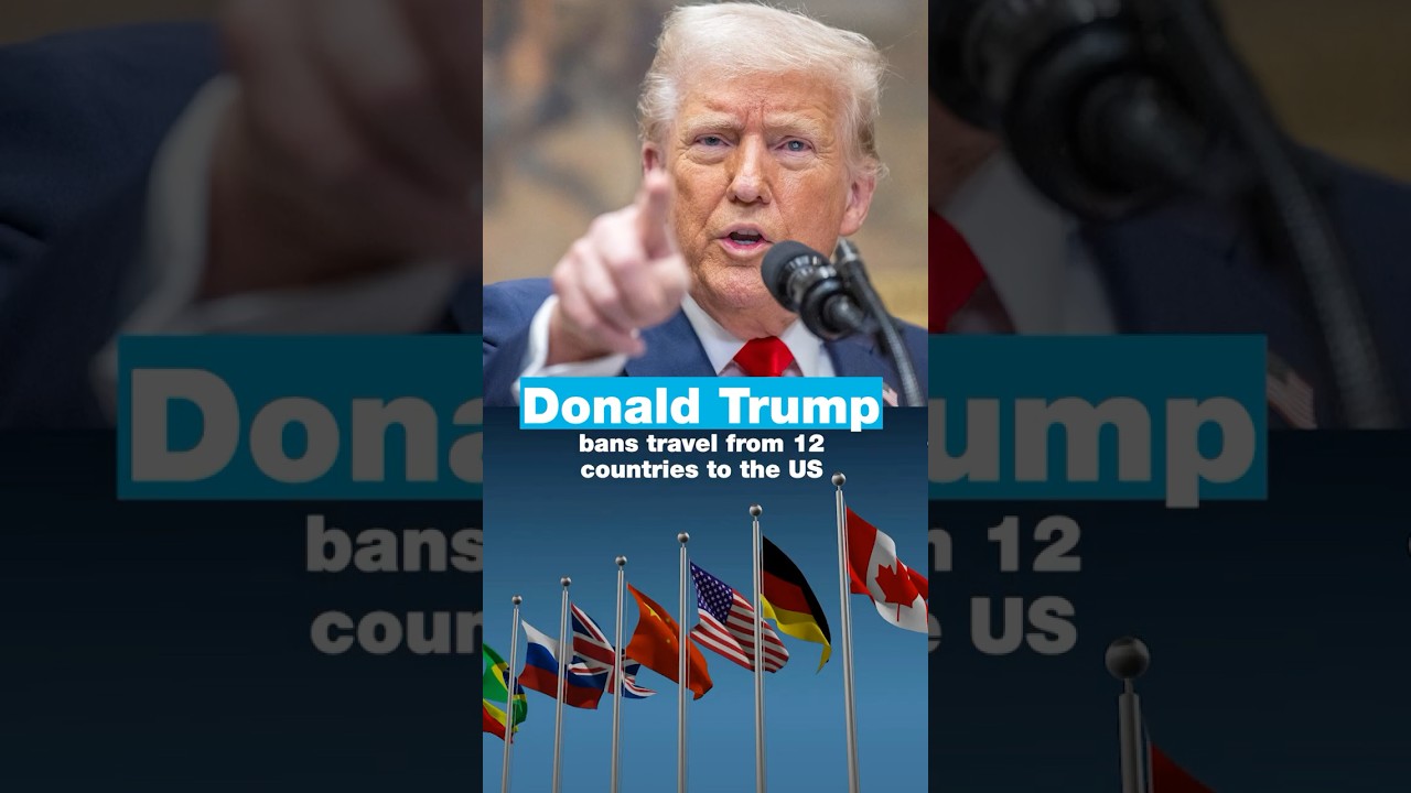 Donald Trump bans travel from 12 countries to the US • FRANCE 24 English
