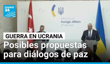 Ucrania espera documento de propuestas de Rusia sobre conversaciones de paz • FRANCE 24 Español