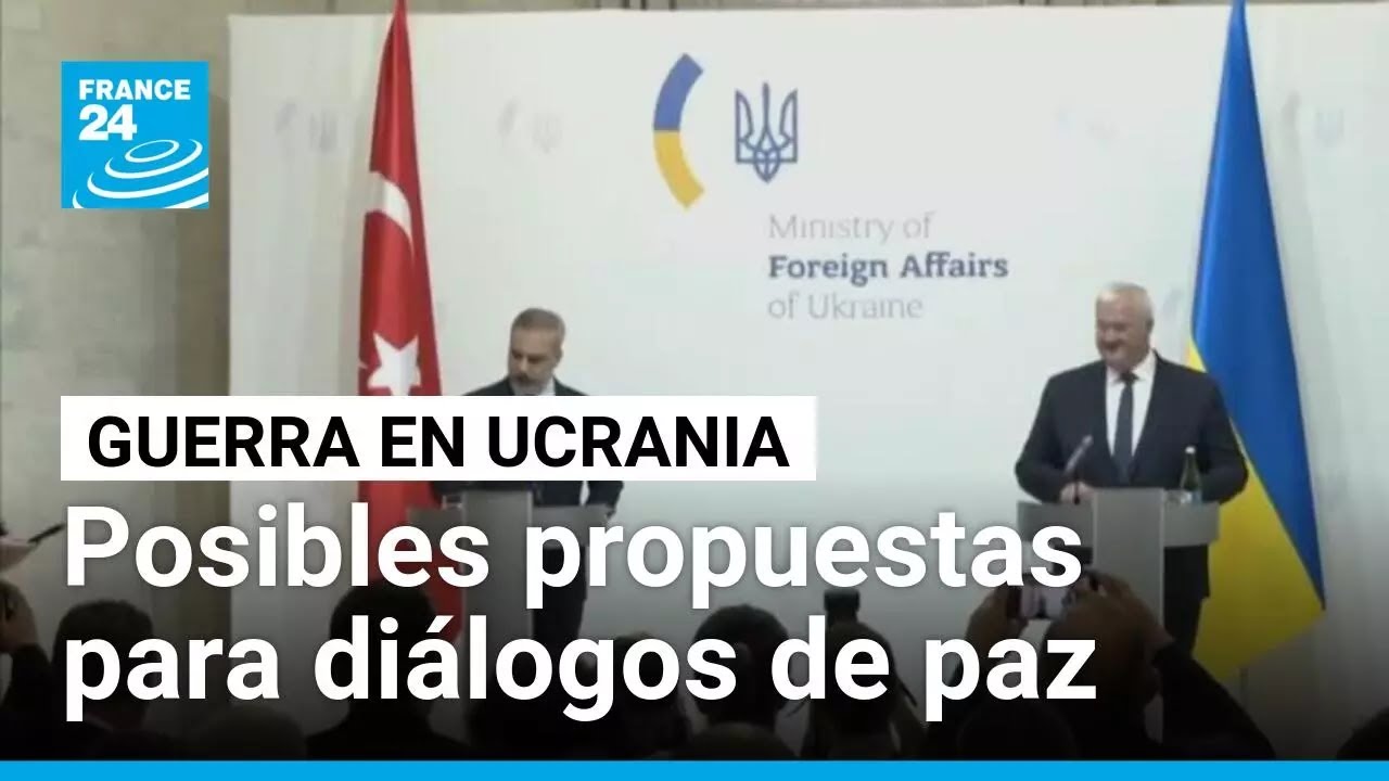 Ucrania espera documento de propuestas de Rusia sobre conversaciones de paz • FRANCE 24 Español