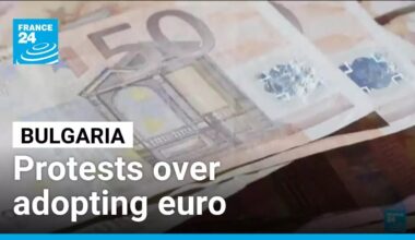 Bulgaria sees major protests in sofia over planned adoption of the euro • FRANCE 24 English