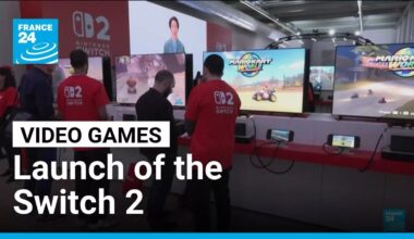 Gamers line up for Nintendo Switch 2 on launch day • FRANCE 24 English