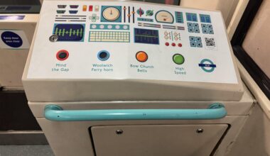 The DLR dashboard stickers are very cute.
