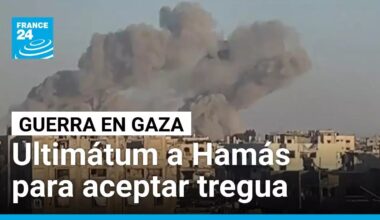 Israel lanza ultimátum a Hamás si no acepta acuerdo de tregua de EE. UU.