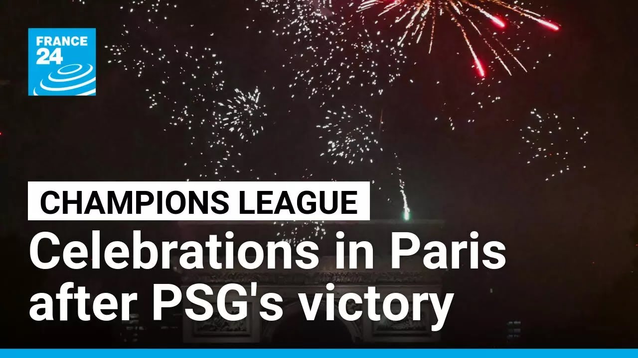 Celebrations sweep Paris as PSG wins first Champions League title • FRANCE 24 English