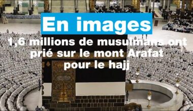 Arabie Saoudite: 1,6 millions de musulmans ont prié sur le mont Arafat • FRANCE 24