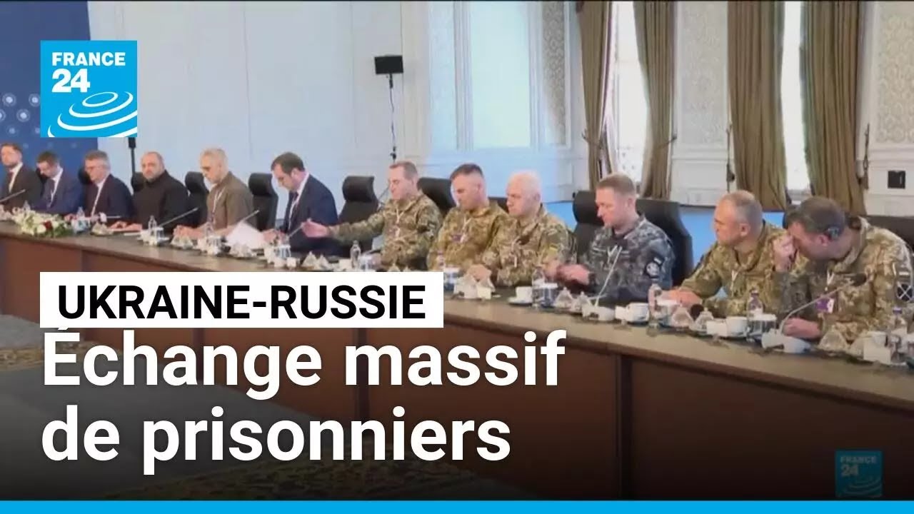La Russie et l'Ukraine échangeront tous leurs prisonniers jeunes ou blessés • FRANCE 24