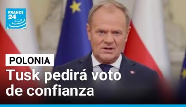 Primer ministro polaco Donald Tusk se someterá a voto de confianza en el Parlamento • FRANCE 24