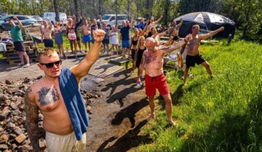 Sweating, singing, and healing by Lake Apavatn