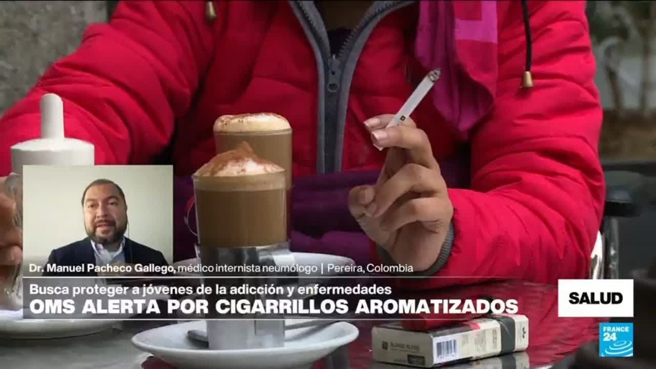 Manuel Pacheco: 'Cigarrillos aromatizados fomentan una nueva ola de adicción' • FRANCE 24 Español