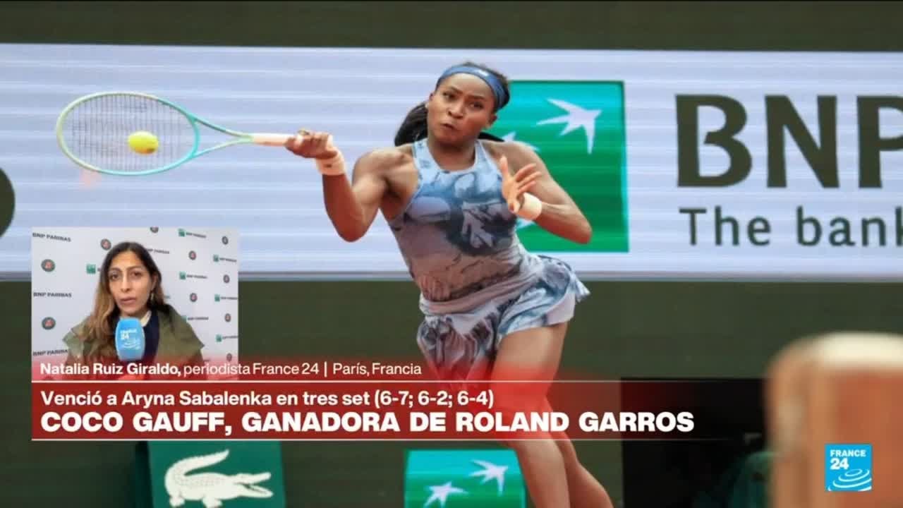 Informe desde París: Coco Gauff se corona campeona de Roland Garros • FRANCE 24 Español