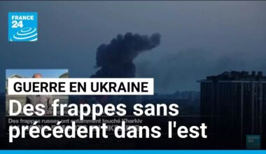 Guerre en Ukraine : dans l'est, des frappes russes sans précédent font au moins cinq morts