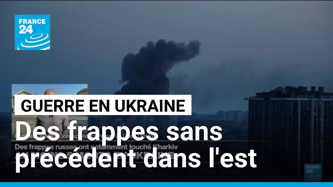 Guerre en Ukraine : dans l'est, des frappes russes sans précédent font au moins cinq morts
