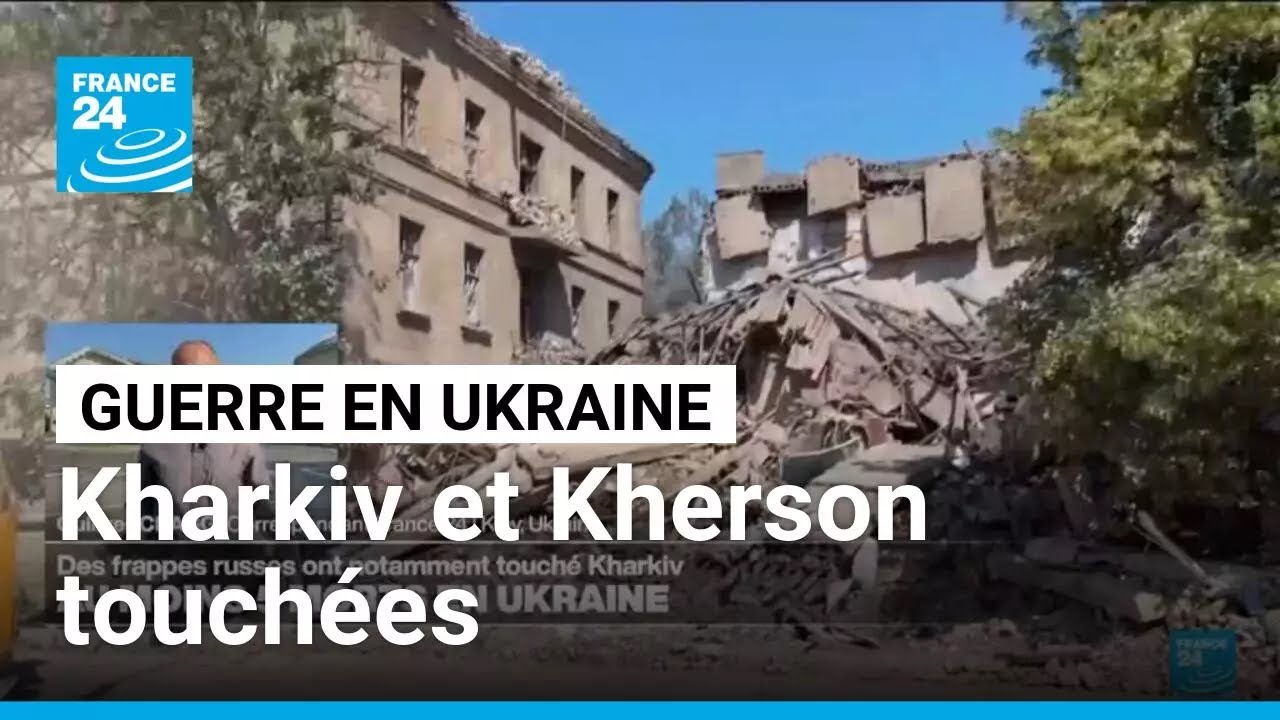 Au moins 5 morts après des frappes russes dans l'est de l'Ukraine • FRANCE 24