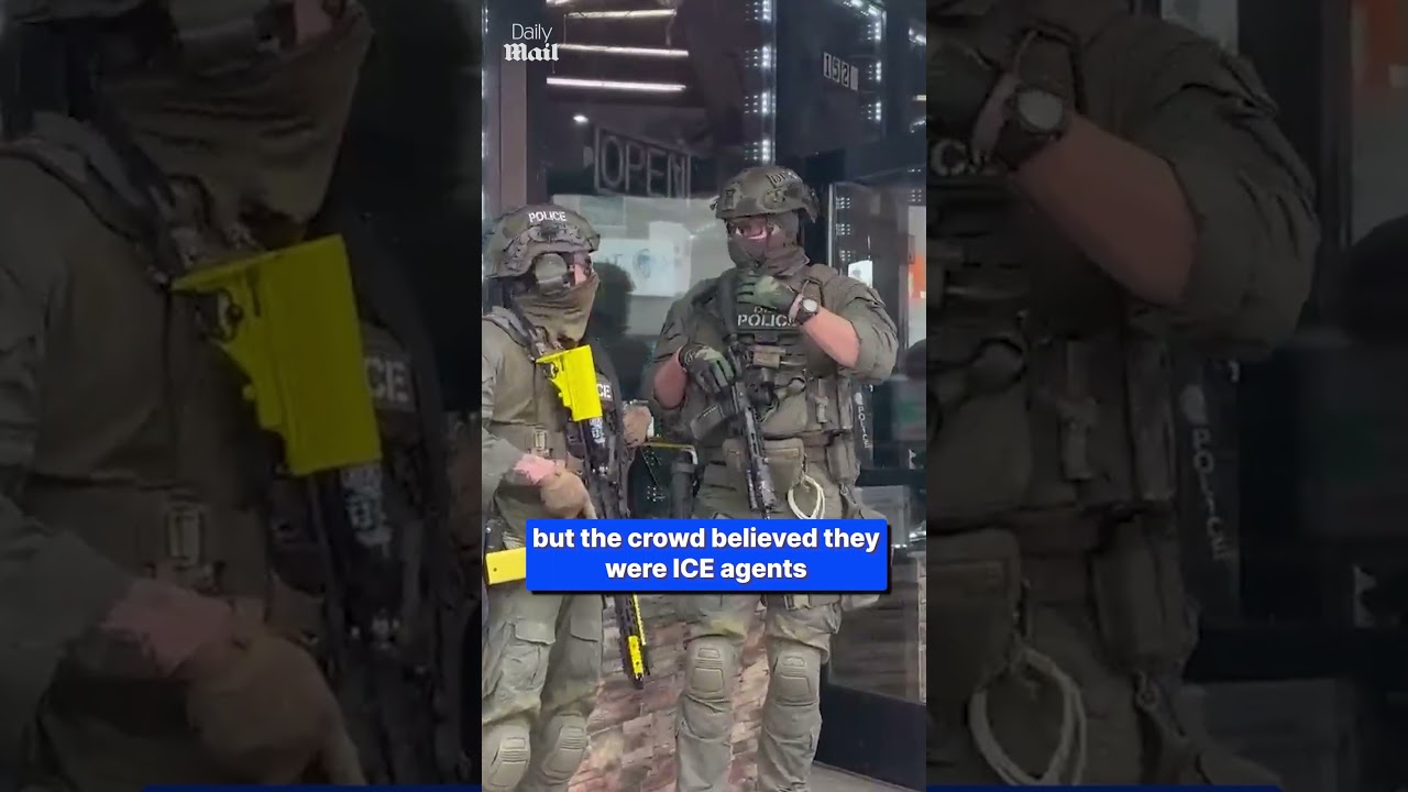 Protesters in Minneapolis mistake federal officials for ICE agents