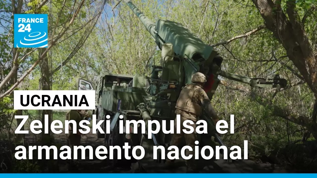 "Made in Ucrania": el Gobierno de Zelenski refuerza su producción de armas • FRANCE 24 Español