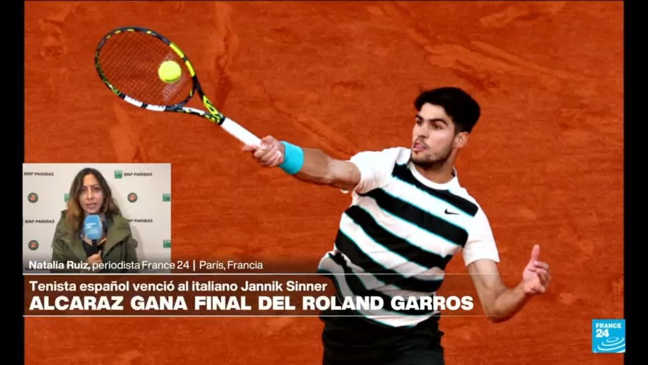 Informe desde París: Alcaraz se impone ante Sinner en una final de infarto en el Roland Garros