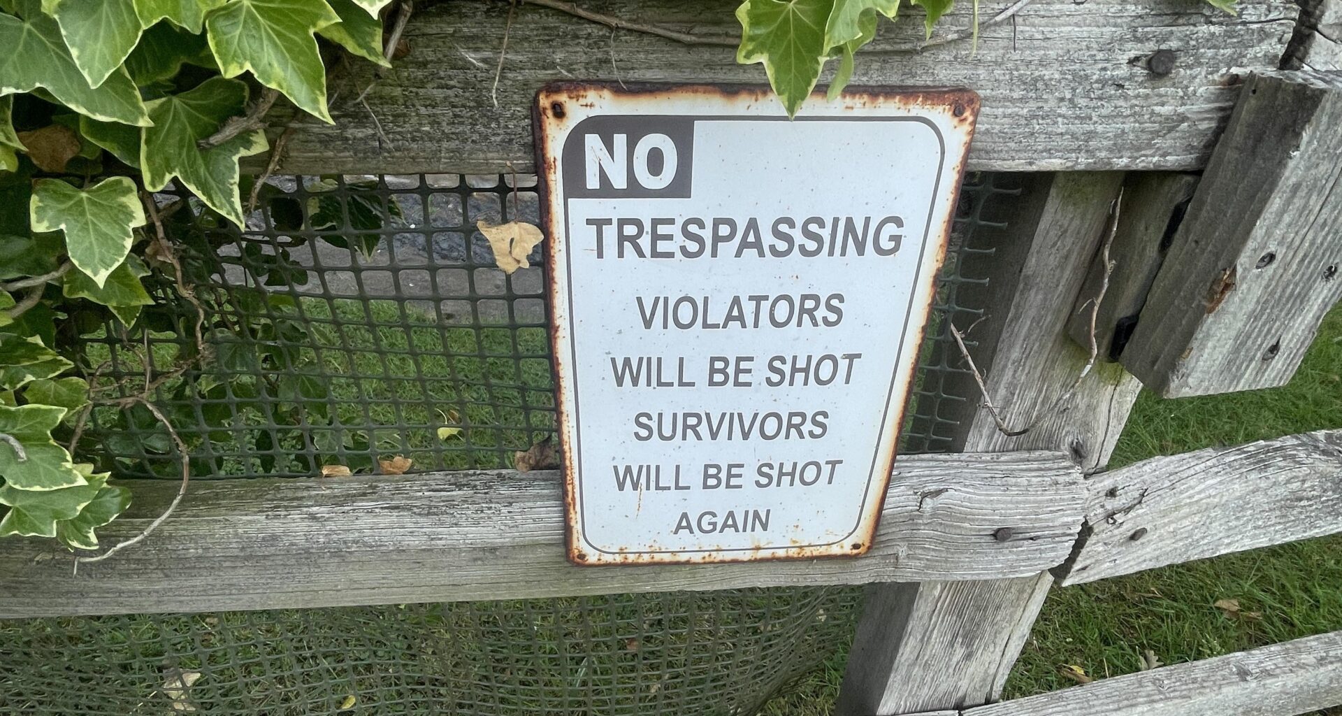 Welcome to village life.