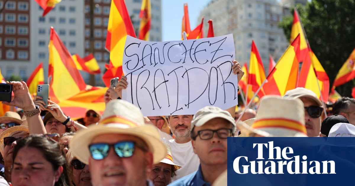 Thousands protest in Madrid against Pedro Sánchez’s government | Spain