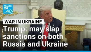 US may slap sanctions on both Russia and Ukraine, Trump says • FRANCE 24 English