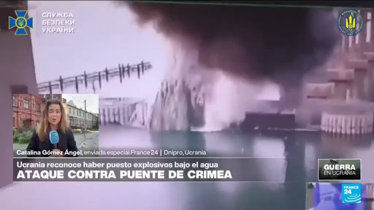Informe desde Dnipro: Ucrania reivindica ataque a puente de Crimea • FRANCE 24 Español