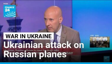 A Ukrainian drone attack has destroyed more than 40 Russian planes • FRANCE 24 English
