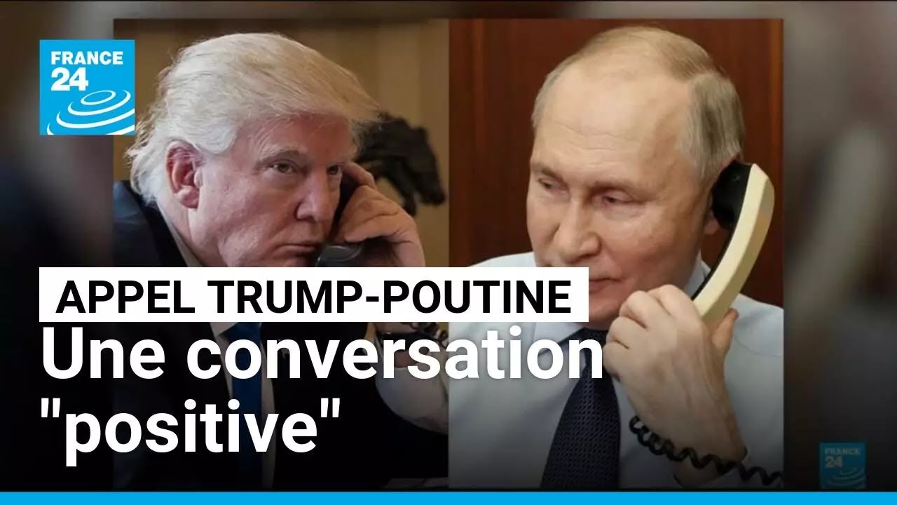 Ukraine : la conversation Poutine-Trump était "positive" et "productive", selon le Kremlin