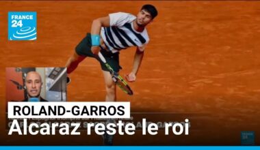 Roland-Garros : Alcaraz reste le roi au bout d'un duel épique avec Sinner • FRANCE 24