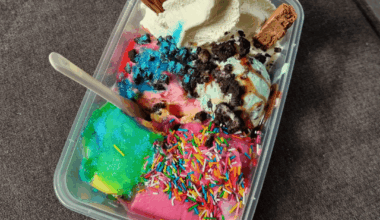 Partner asked the local ice cream man to surprise him, came back holding this.