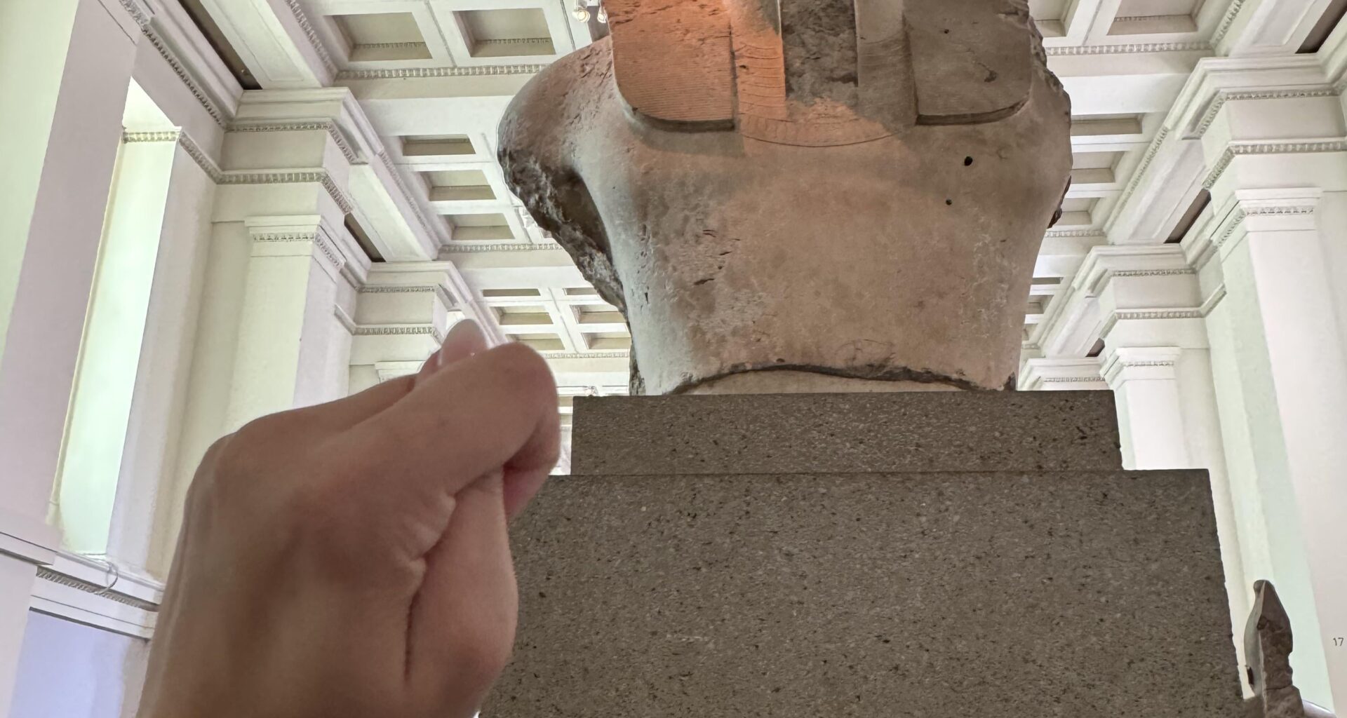 Was almost arrested for stealing Ramses nose