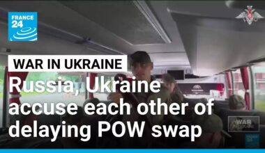Russia, Ukraine accuse each other of delaying POW swap • FRANCE 24 English