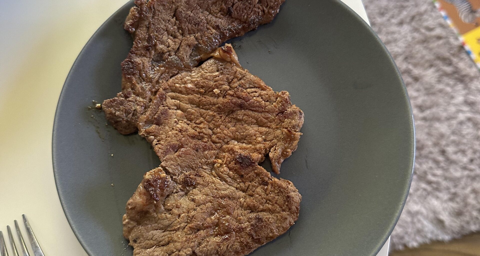 Cooked a steak that looks like Scotland