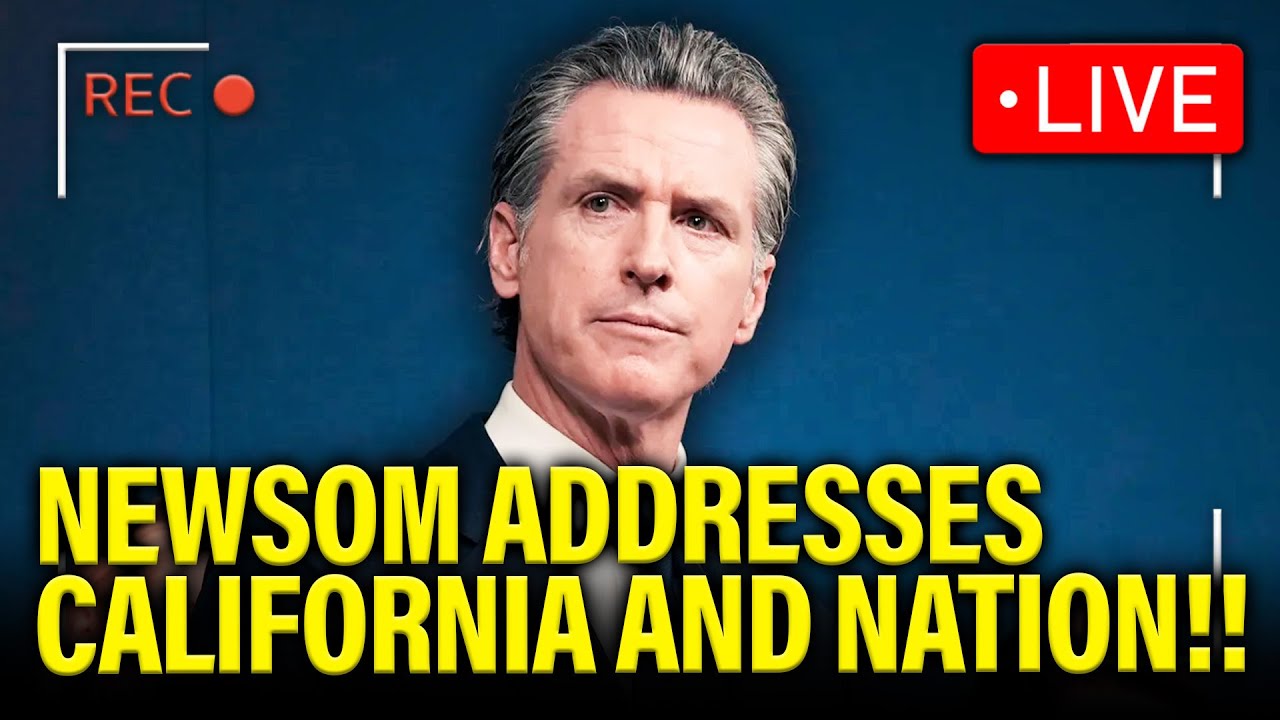 EXCLUSIVE: Governor Newsom ADDRESSES State and Nation LIVE