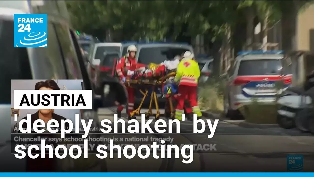 Austria 'deeply shaken' by gun shooting in a school in Graz • FRANCE 24 English