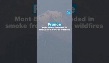 #France: #MontBlanc shrouded in #smoke from Canada wildfires • FRANCE 24 English