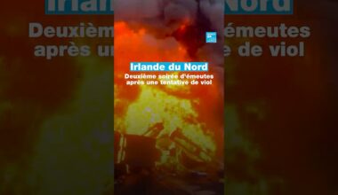 🇬🇧 Irlande du Nord : deuxième soirée d'émeutes après une tentative de viol • FRANCE 24