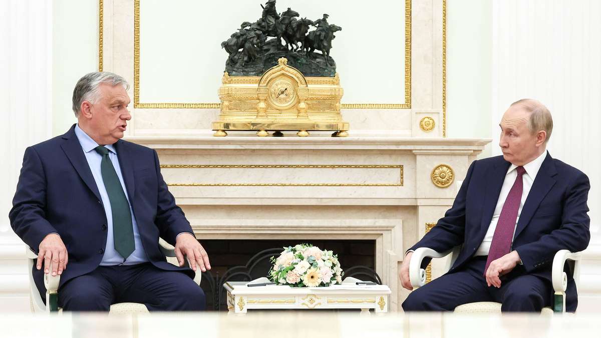 Viktor Orban bewertet Wladimir Putins Ambitionen für Nato-Angriff