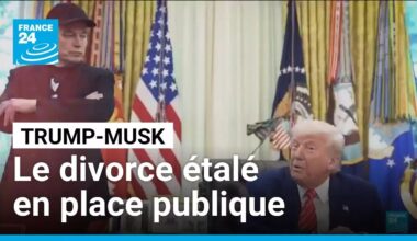 Le divorce entre Trump et Musk étalé en place publique • FRANCE 24