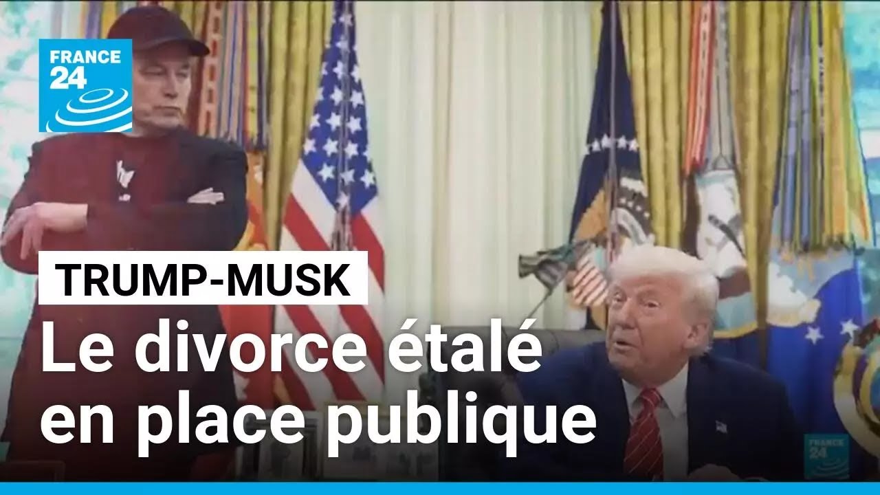 Le divorce entre Trump et Musk étalé en place publique • FRANCE 24