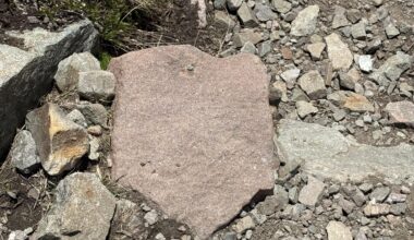 I found a Poland shaped rock in the mountains