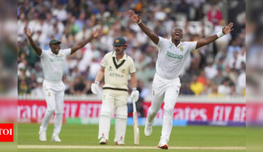 Australia 98/7 in 32.5 Overs | AUS vs SA Live Score, WTC Final 2025, Day 2: Australia in serious trouble after fall of quick wickets against South Africa