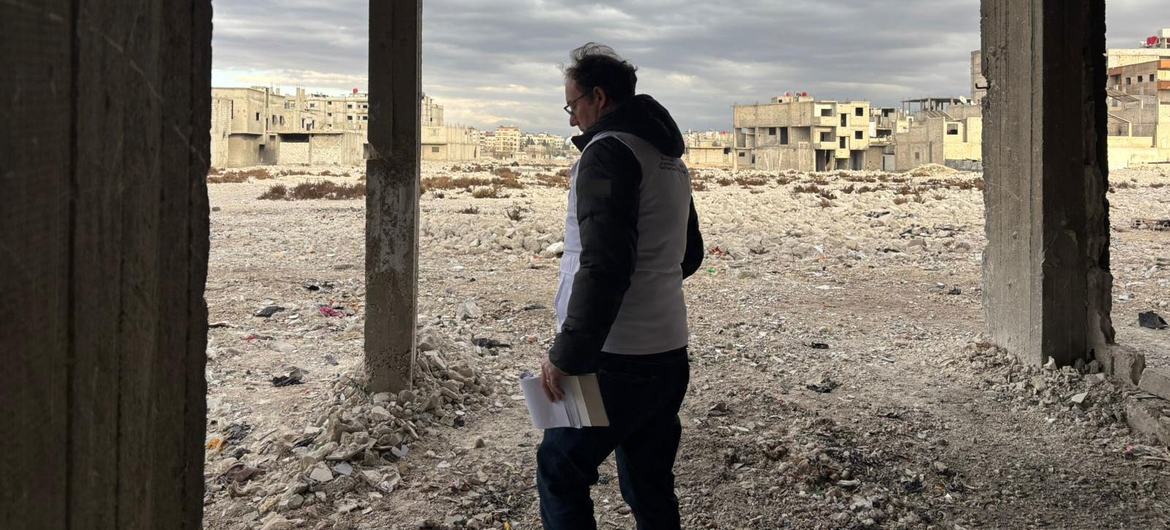 Much of Syria has been left in ruins following 14 years of civil war.