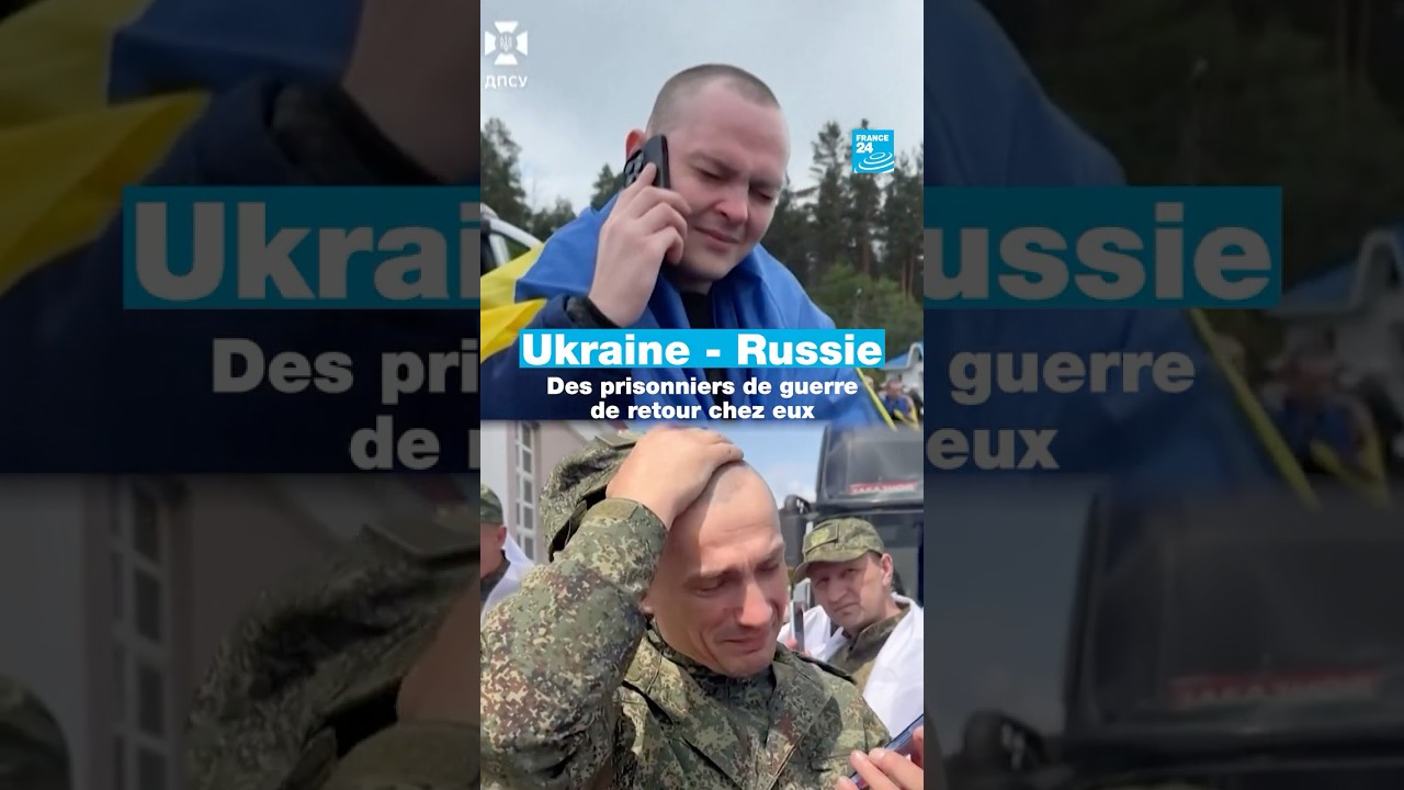 Ukraine-Russie : des prisonniers de guerre de retour chez eux • FRANCE 24